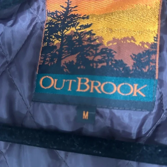 Vintage women OutBrook Brown Shearling Collar corset leather jacket Jacket - Picture 5 of 5